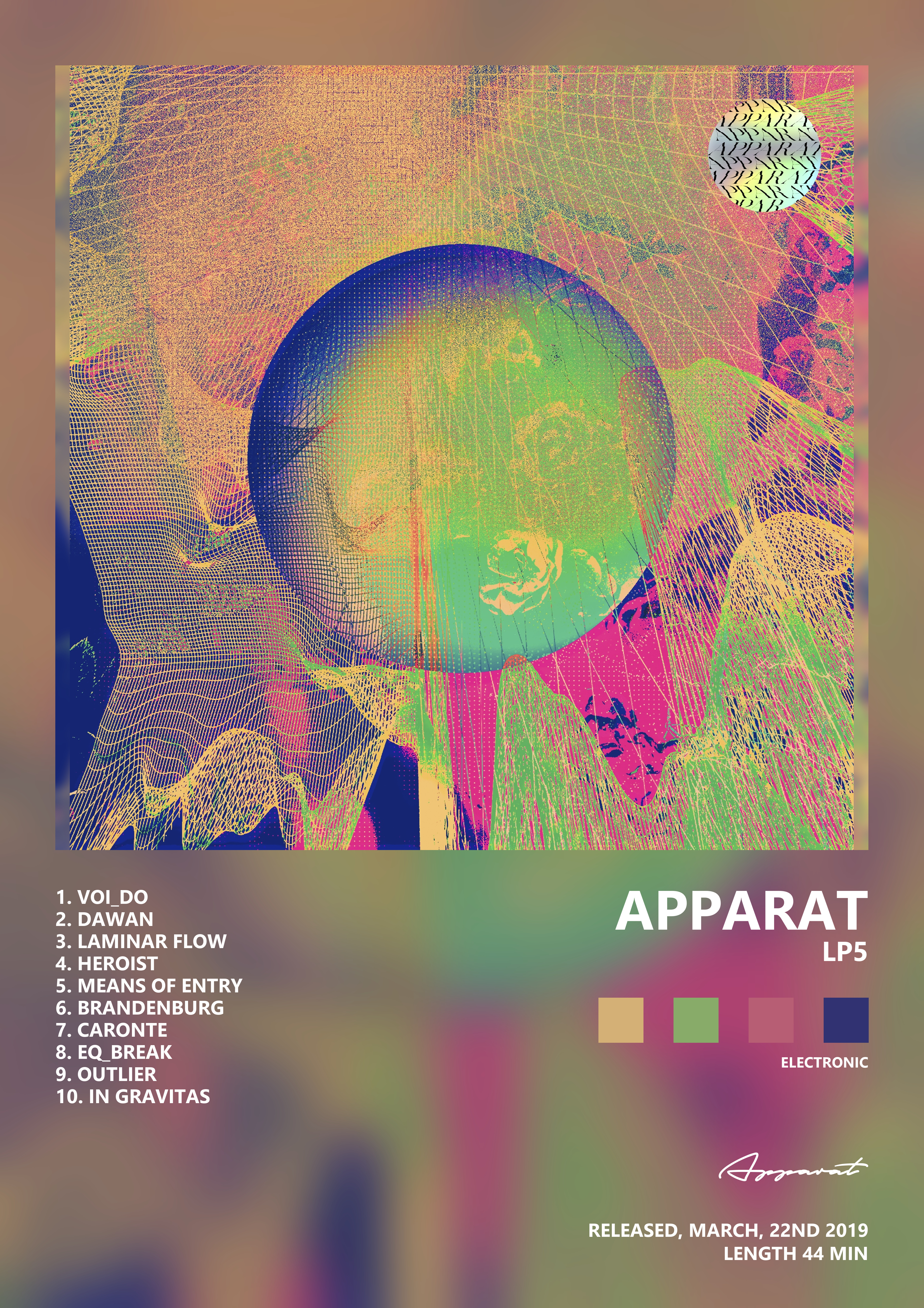 Music poster: Apparat - LP5