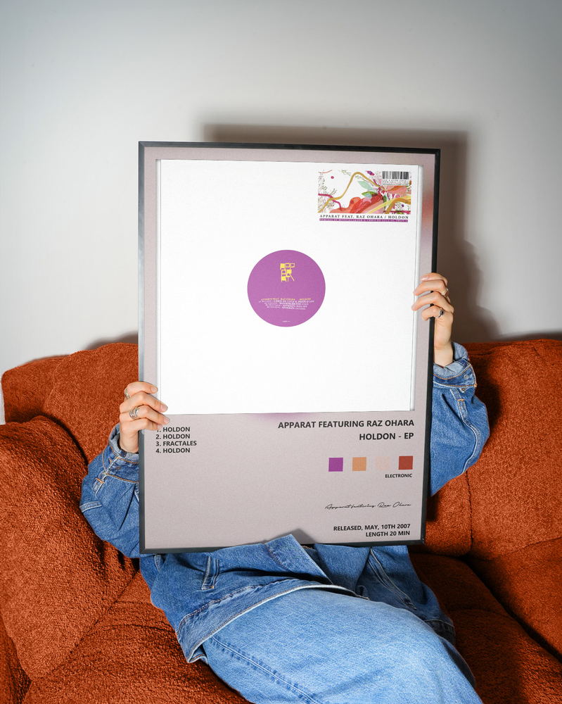 Music poster: Apparat featuring Raz Ohara - Holdon - EP