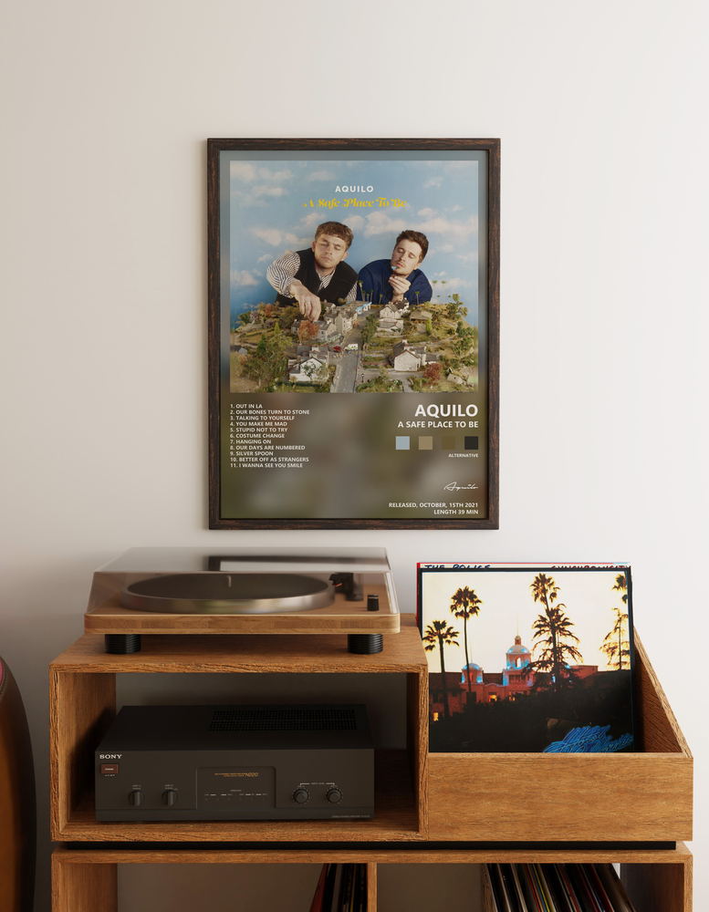 Music poster: Aquilo - A Safe Place To Be