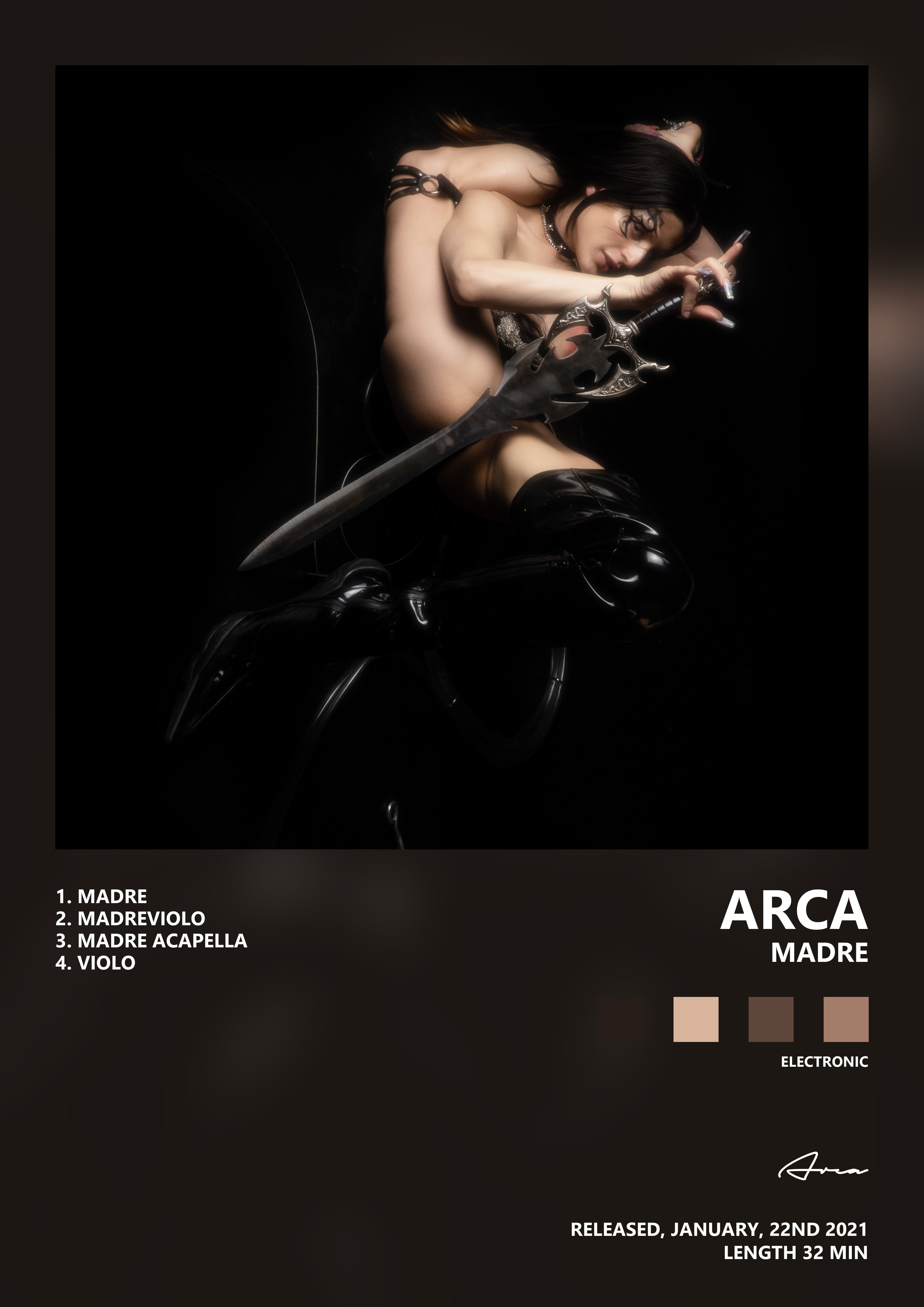Music poster: Arca - Madre