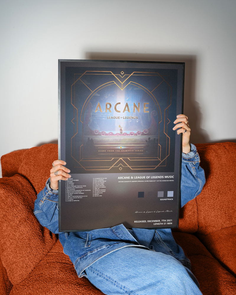 Music poster: Arcane League of Legends Music - Arcane League of Legends Original Score from Act 1 of the Animated Series