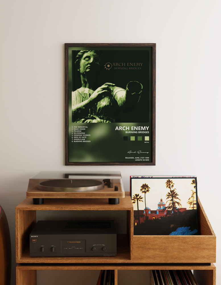 Music poster: Arch Enemy - Burning Bridges