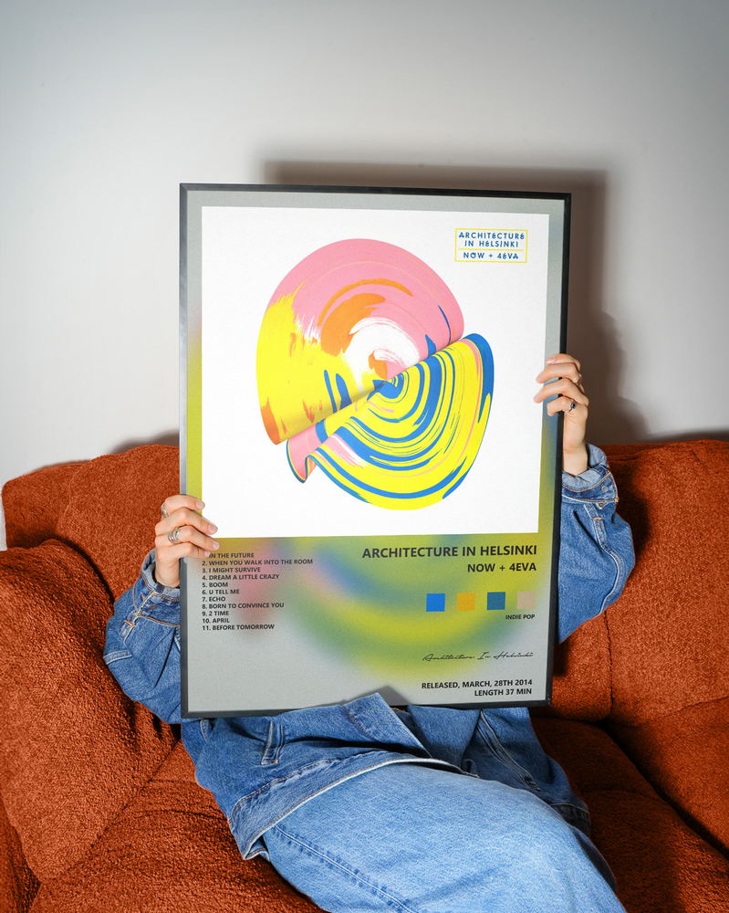 Music poster: Architecture In Helsinki - Now 4Eva