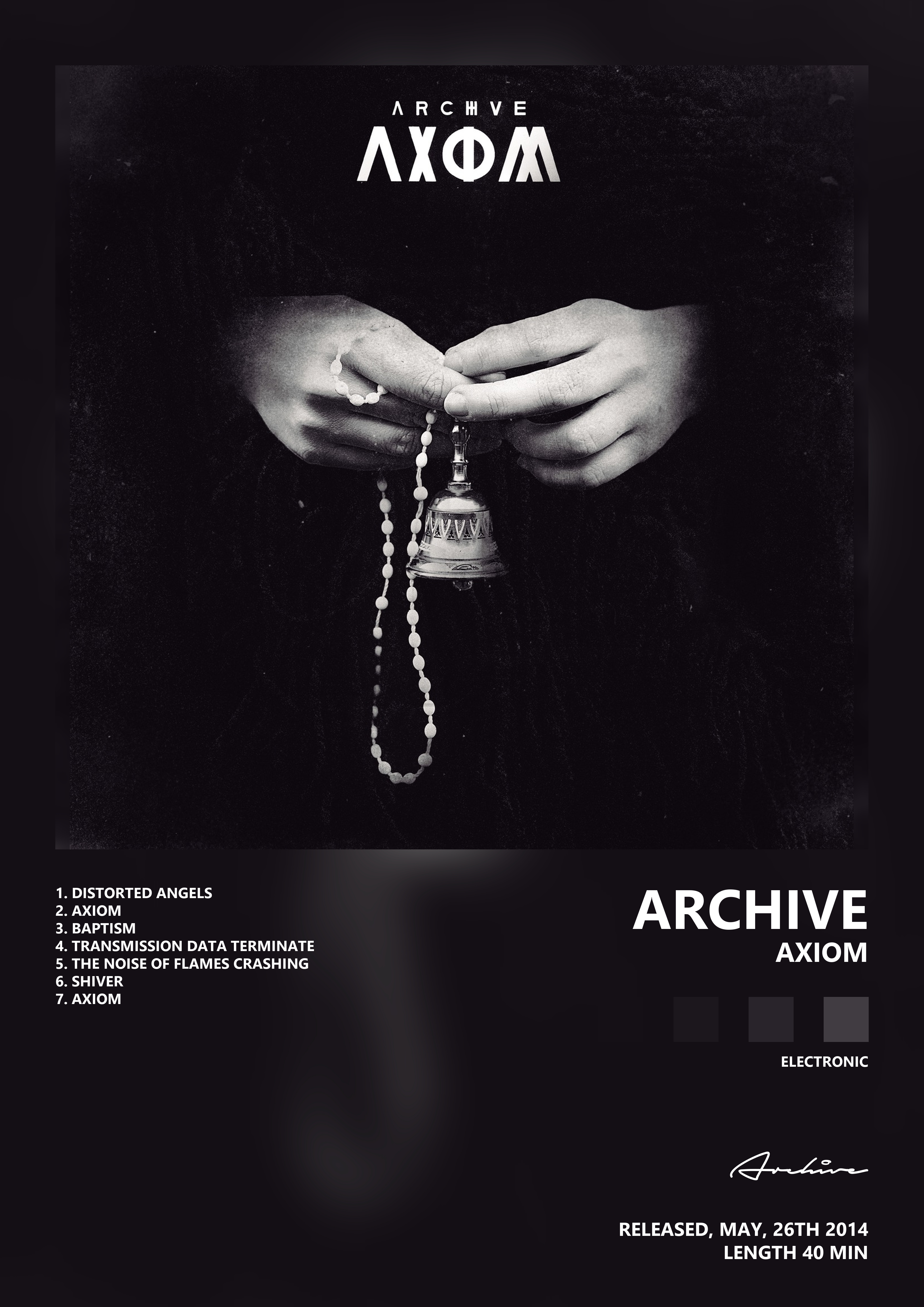 Music poster: Archive - Axiom