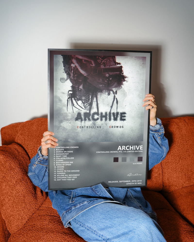 Music poster: Archive - Controlling Crowds Pts I-III Limited Edition