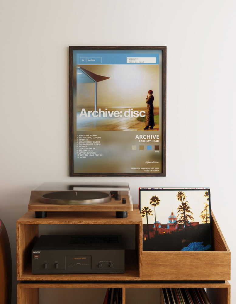 Music poster: Archive - Take My Head