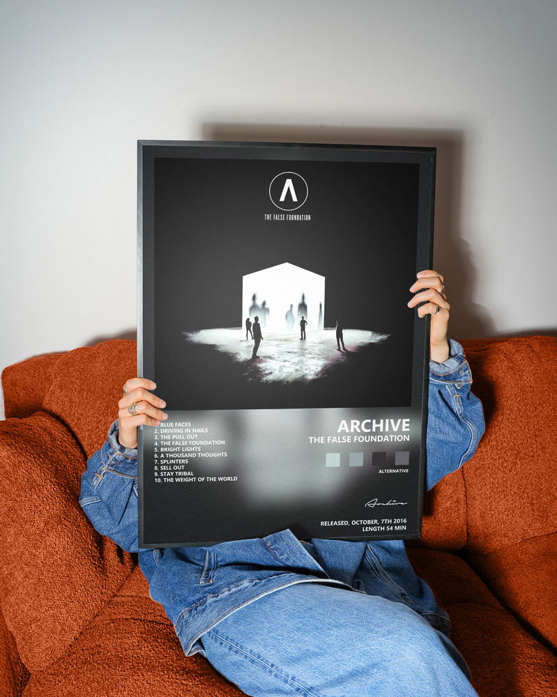 Music poster: Archive - The False Foundation