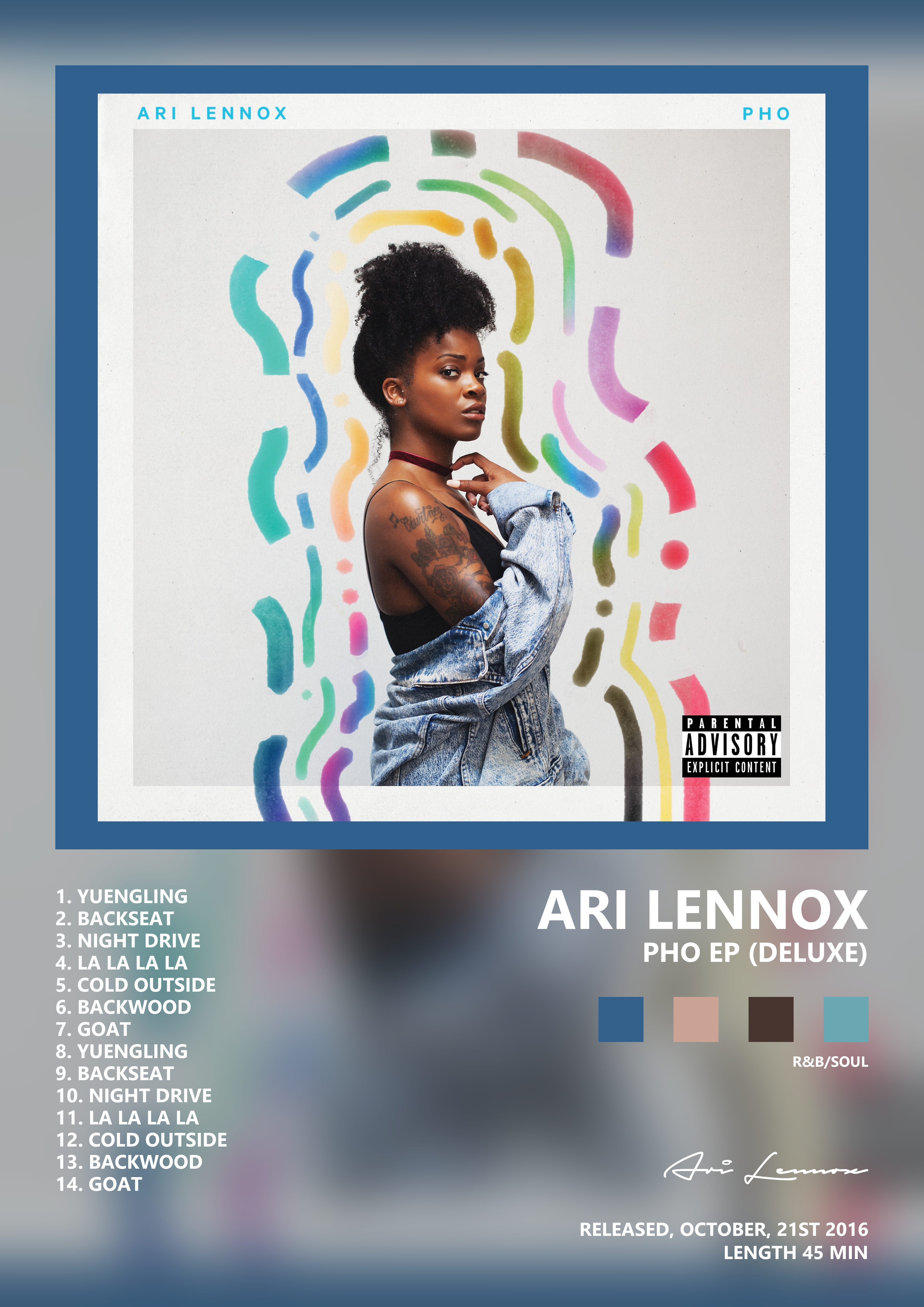 Music poster: Ari Lennox - PHO EP Deluxe