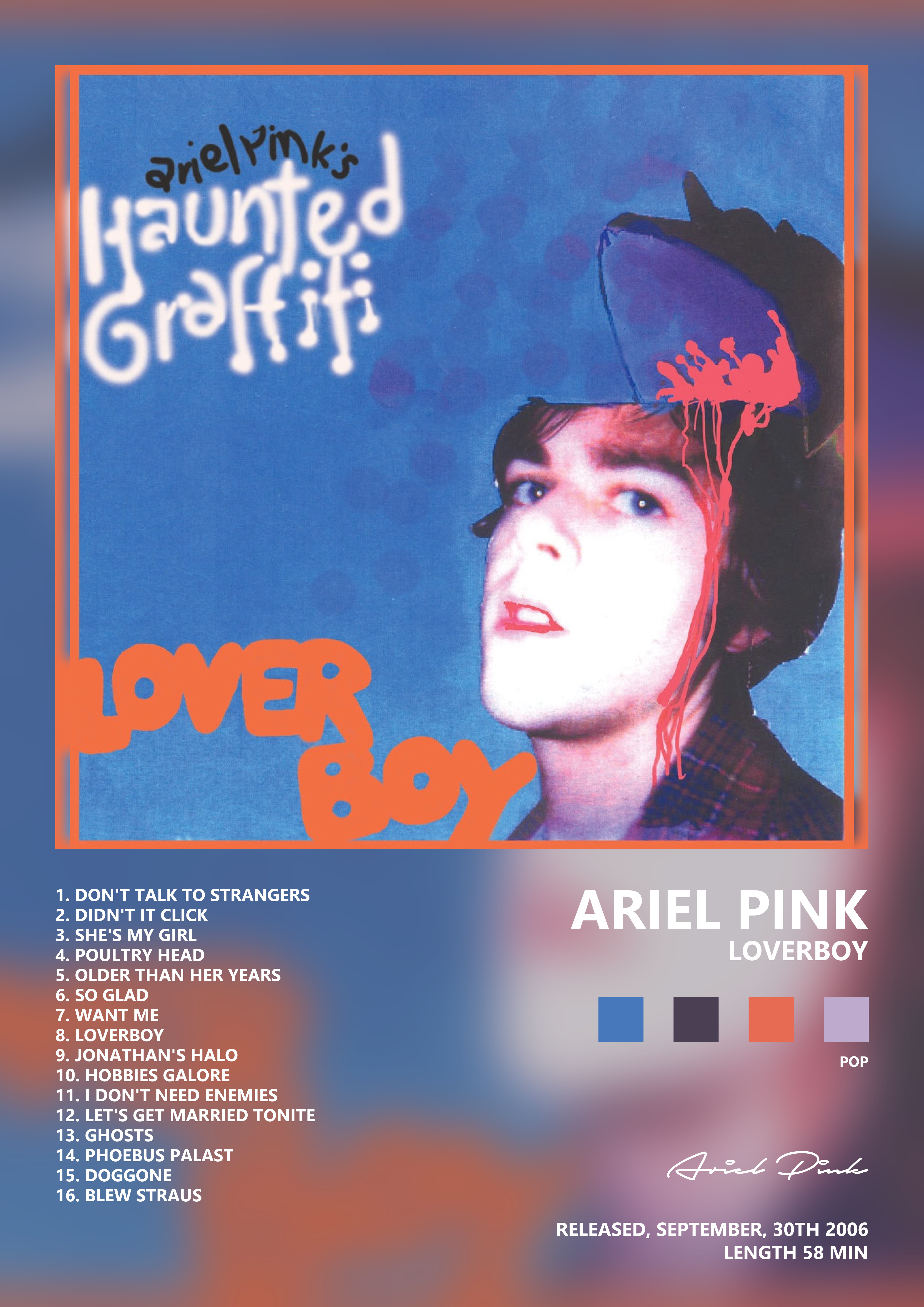 Music poster: Ariel Pink - Loverboy