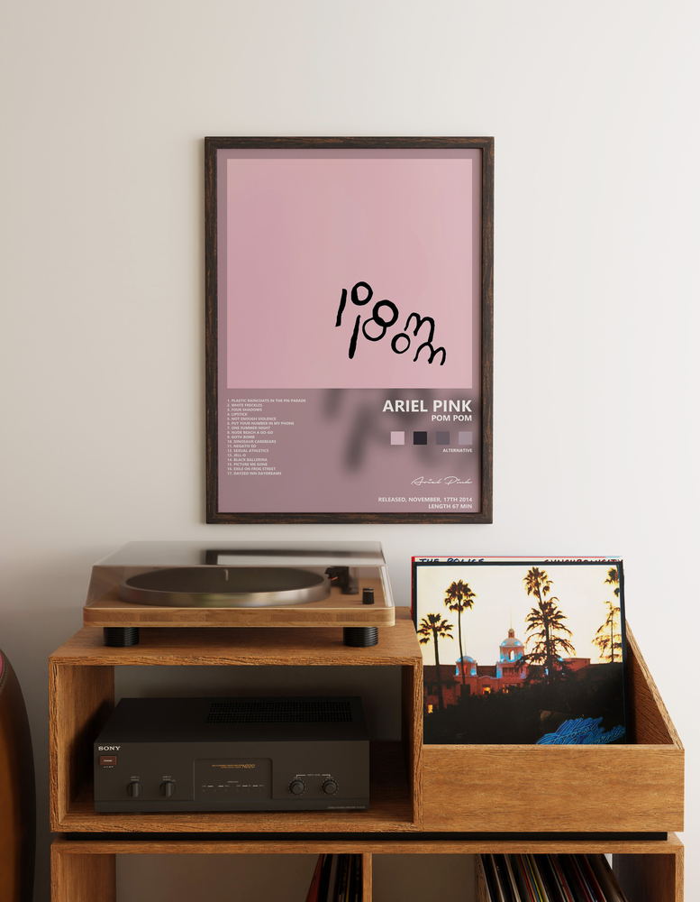 Music poster: Ariel Pink - Pom Pom