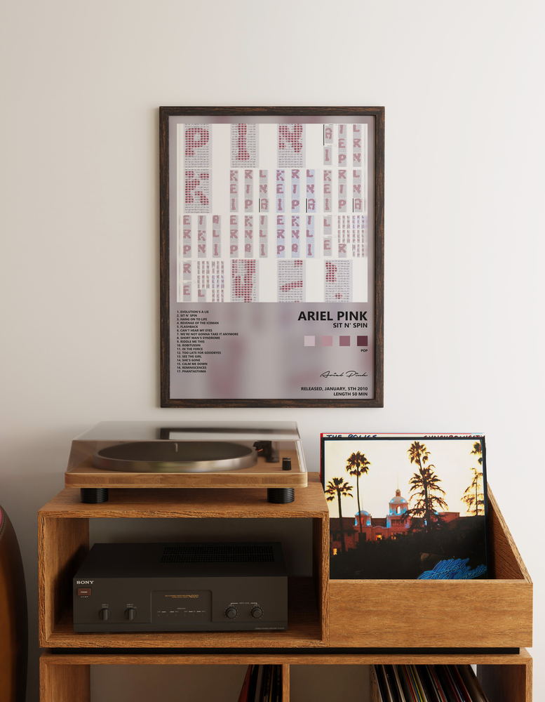 Music poster: Ariel Pink - Sit n Spin
