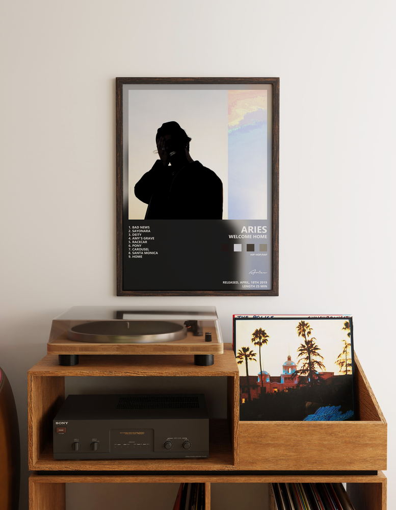 Music poster: Aries - WELCOME HOME