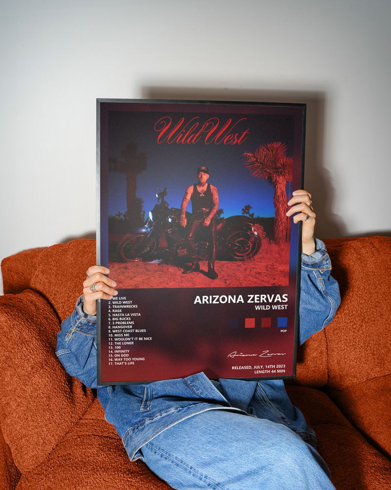Music poster: Arizona Zervas - WILD WEST