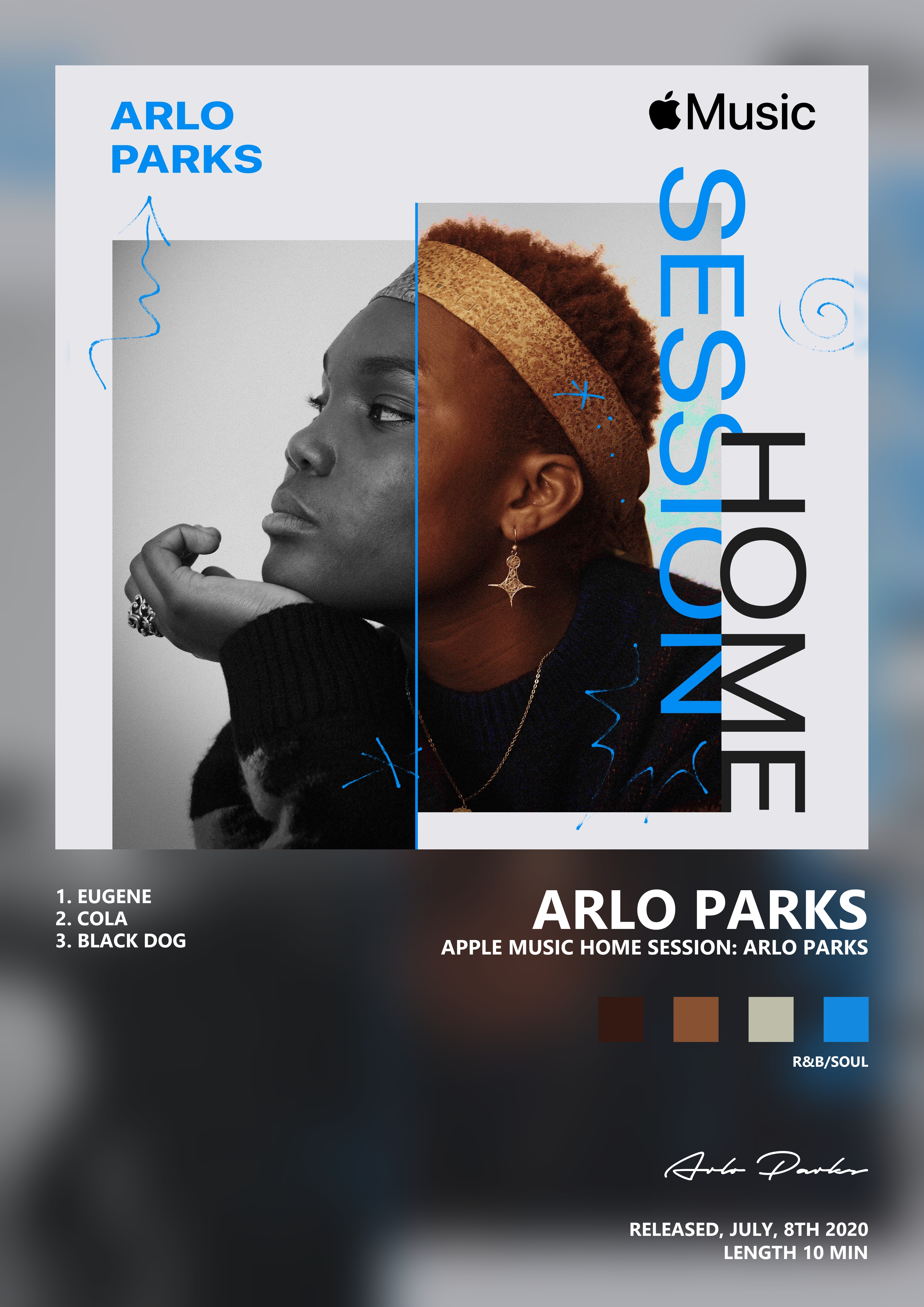 Music poster: Arlo Parks - Apple Music Home Session Arlo Parks
