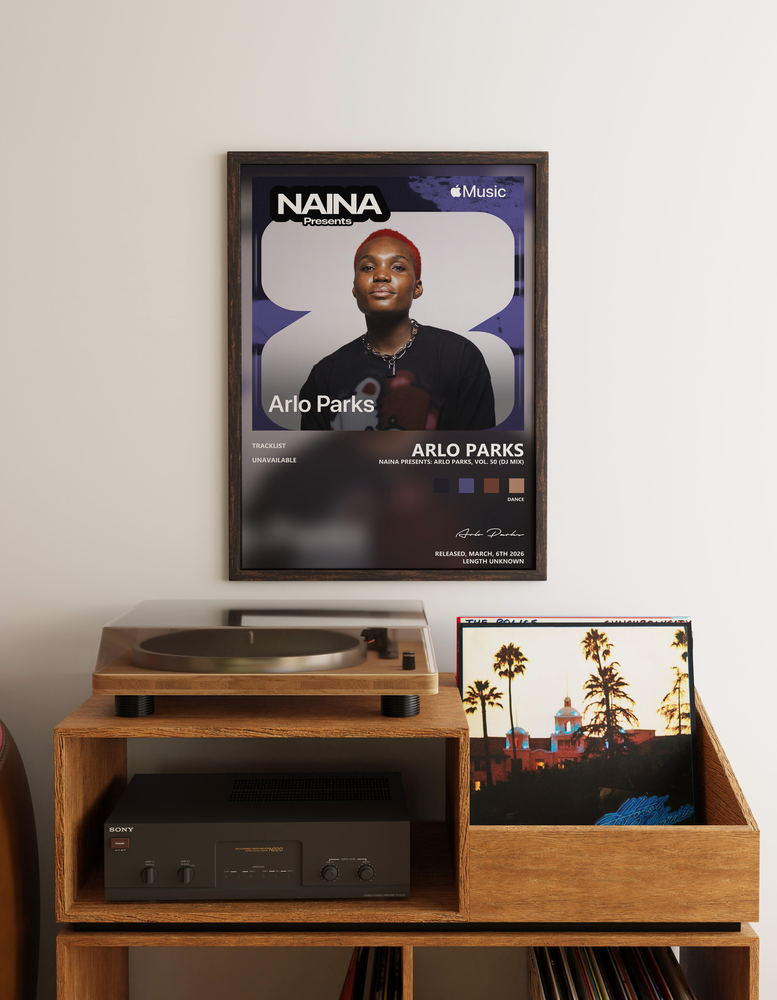 Music poster: Arlo Parks - NAINA Presents Arlo Parks Vol 50 DJ Mix