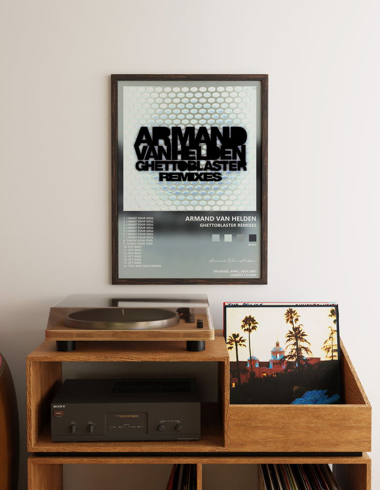Music poster: Armand Van Helden - Ghettoblaster Remixes