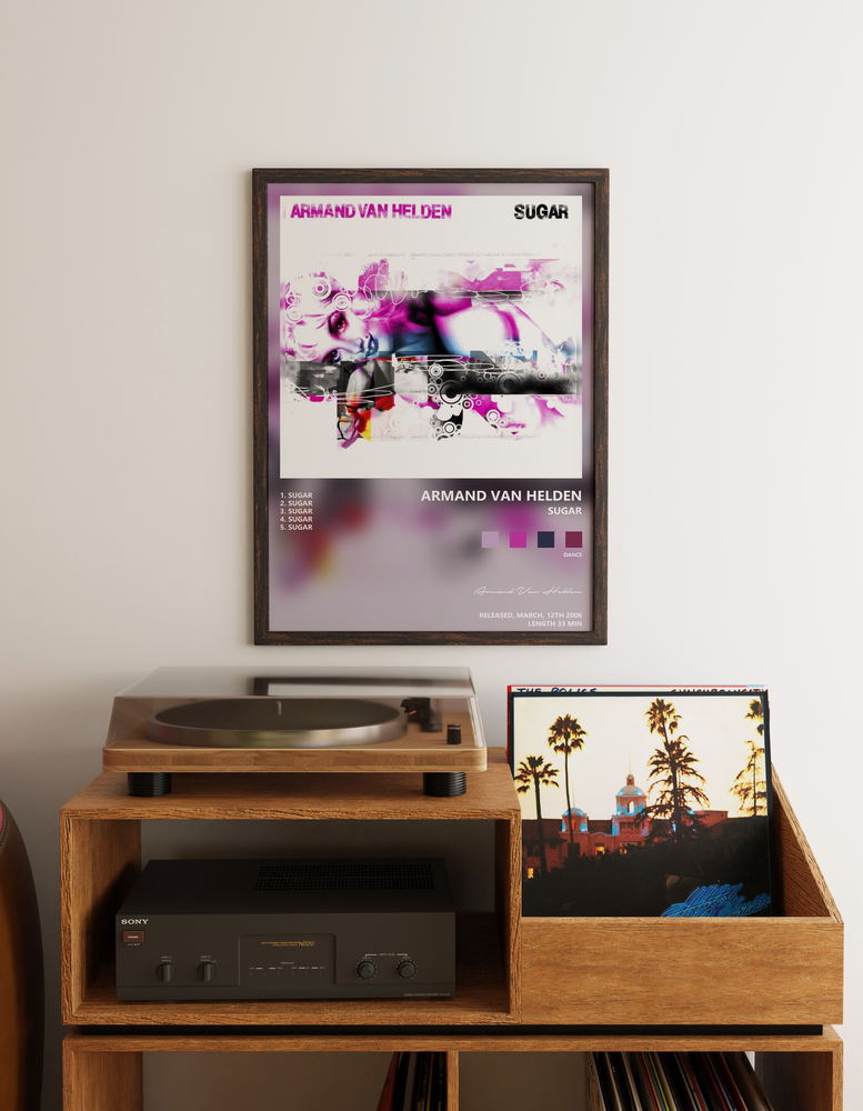 Music poster: Armand Van Helden - Sugar