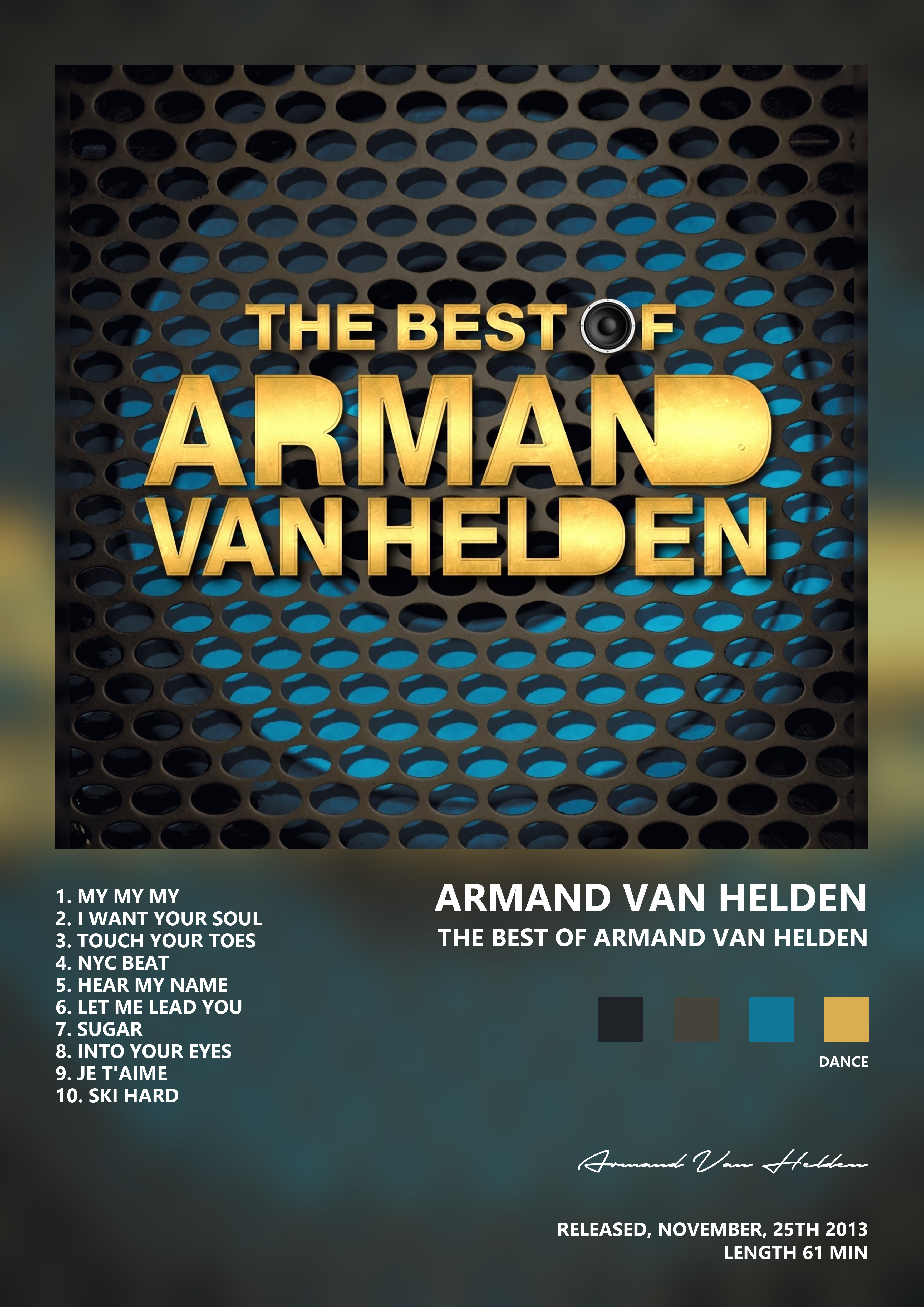 Music poster: Armand Van Helden - The Best of Armand Van Helden