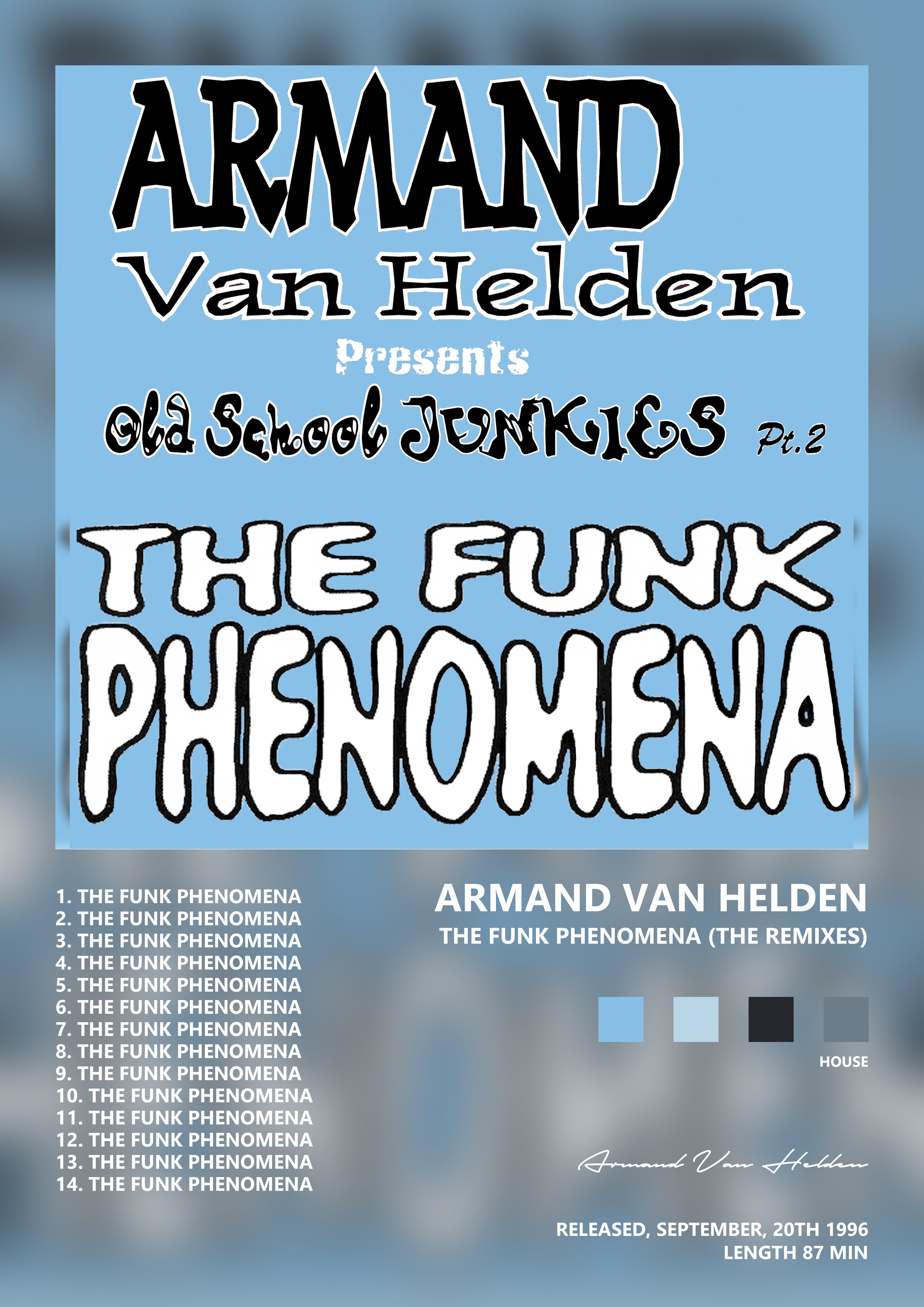 Music poster: Armand Van Helden - The Funk Phenomena The Remixes