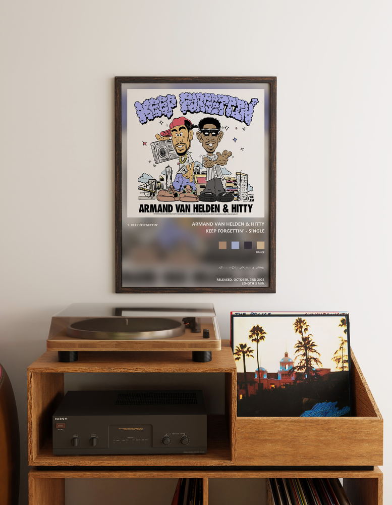 Music poster: Armand Van Helden Hitty - Keep Forgettin - Single