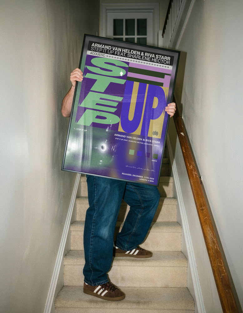 Music poster: Armand Van Helden Riva Starr - Step It Up feat Sharlene Hector Acoustic - Single