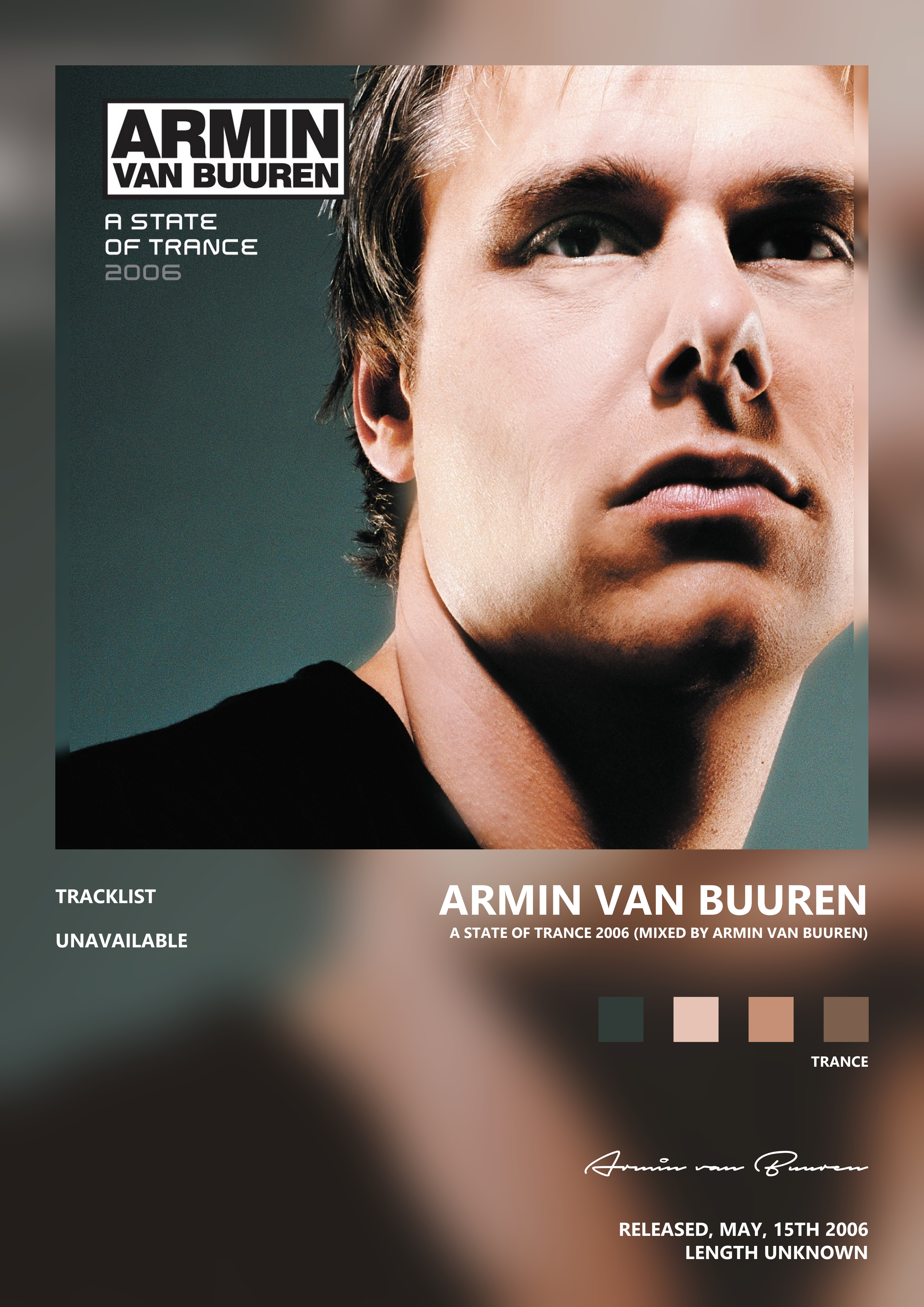 Music poster: Armin van Buuren - A State of Trance 2006 Mixed By Armin Van Buuren