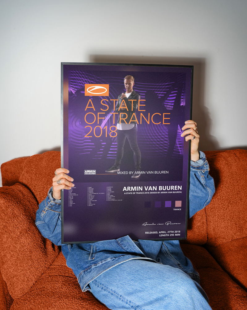 Music poster: Armin van Buuren - A State of Trance 2018 Mixed by Armin van Buuren