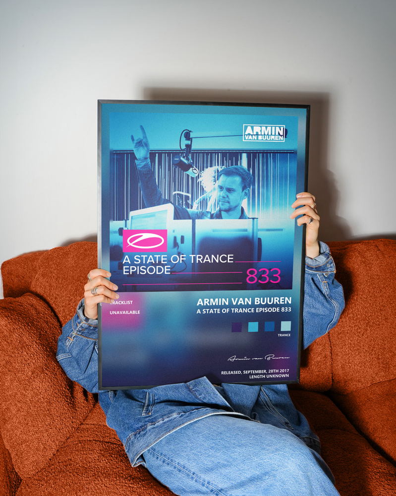 Music poster: Armin van Buuren - A State of Trance Episode 833