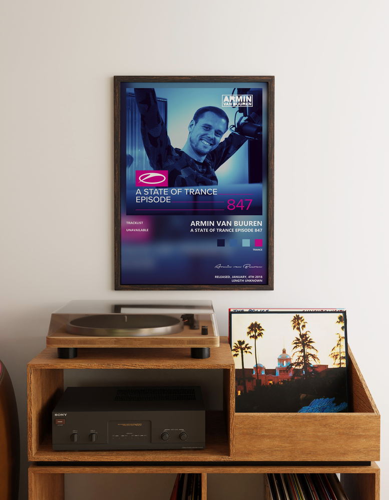 Music poster: Armin van Buuren - A State of Trance Episode 847