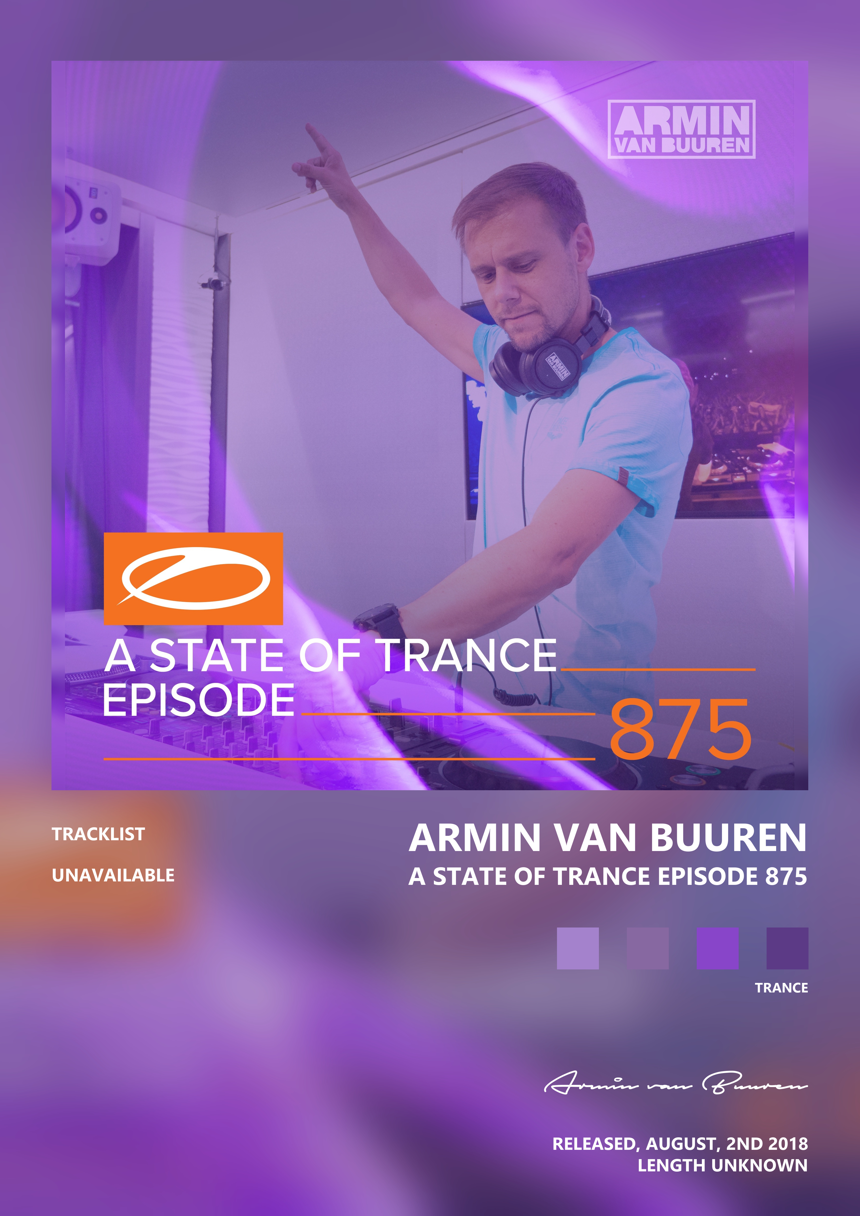 Music poster: Armin van Buuren - A State of Trance Episode 875