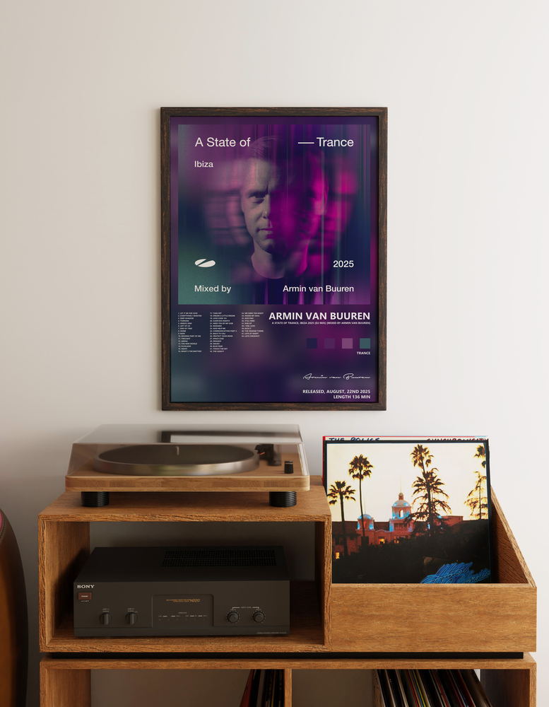 Music poster: Armin van Buuren - A State of Trance Ibiza 2025 DJ Mix Mixed by Armin Van Buuren