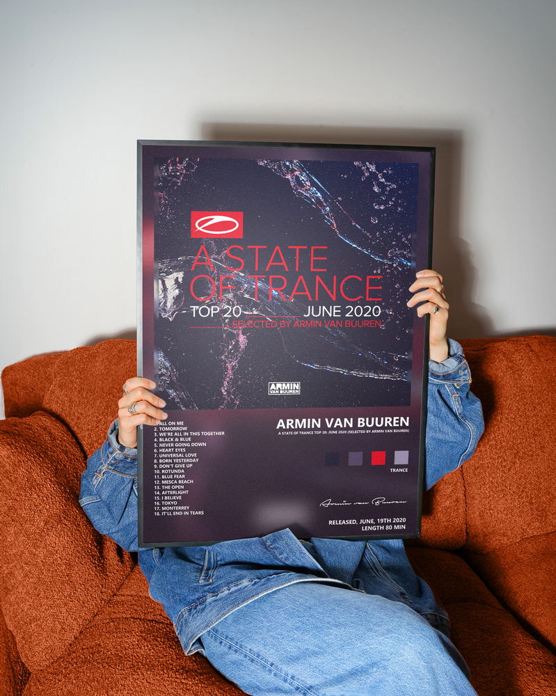 Music poster: Armin van Buuren - A State of Trance Top 20 June 2020 Selected by Armin Van Buuren