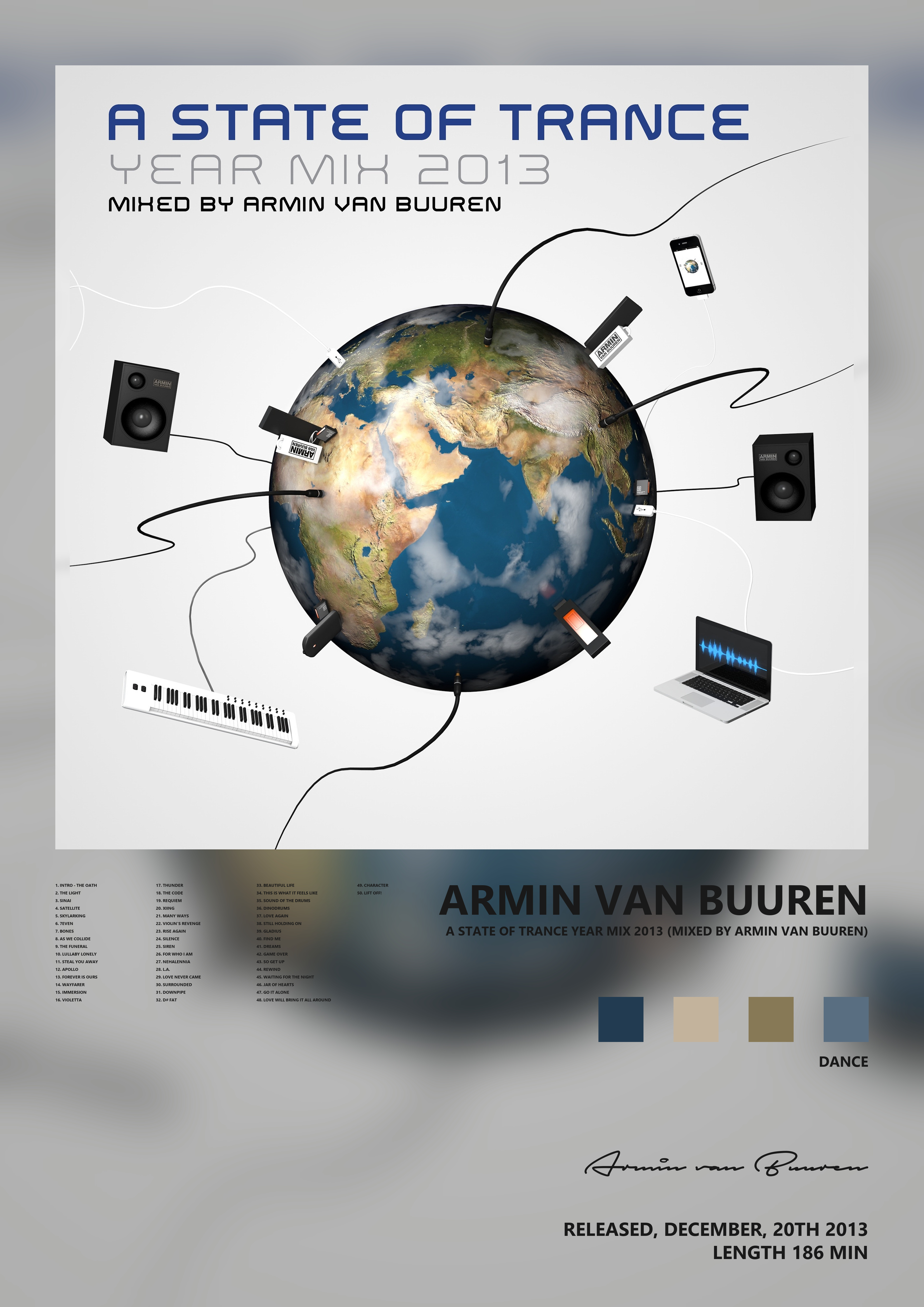 Music poster: Armin van Buuren - A State of Trance Year Mix 2013 Mixed By Armin van Buuren