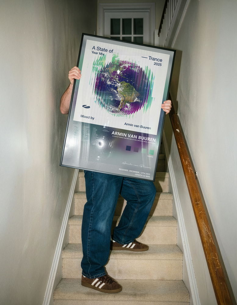 Music poster: Armin van Buuren - A State of Trance Year Mix 2025 DJ Mix Mixed by Armin Van Buuren