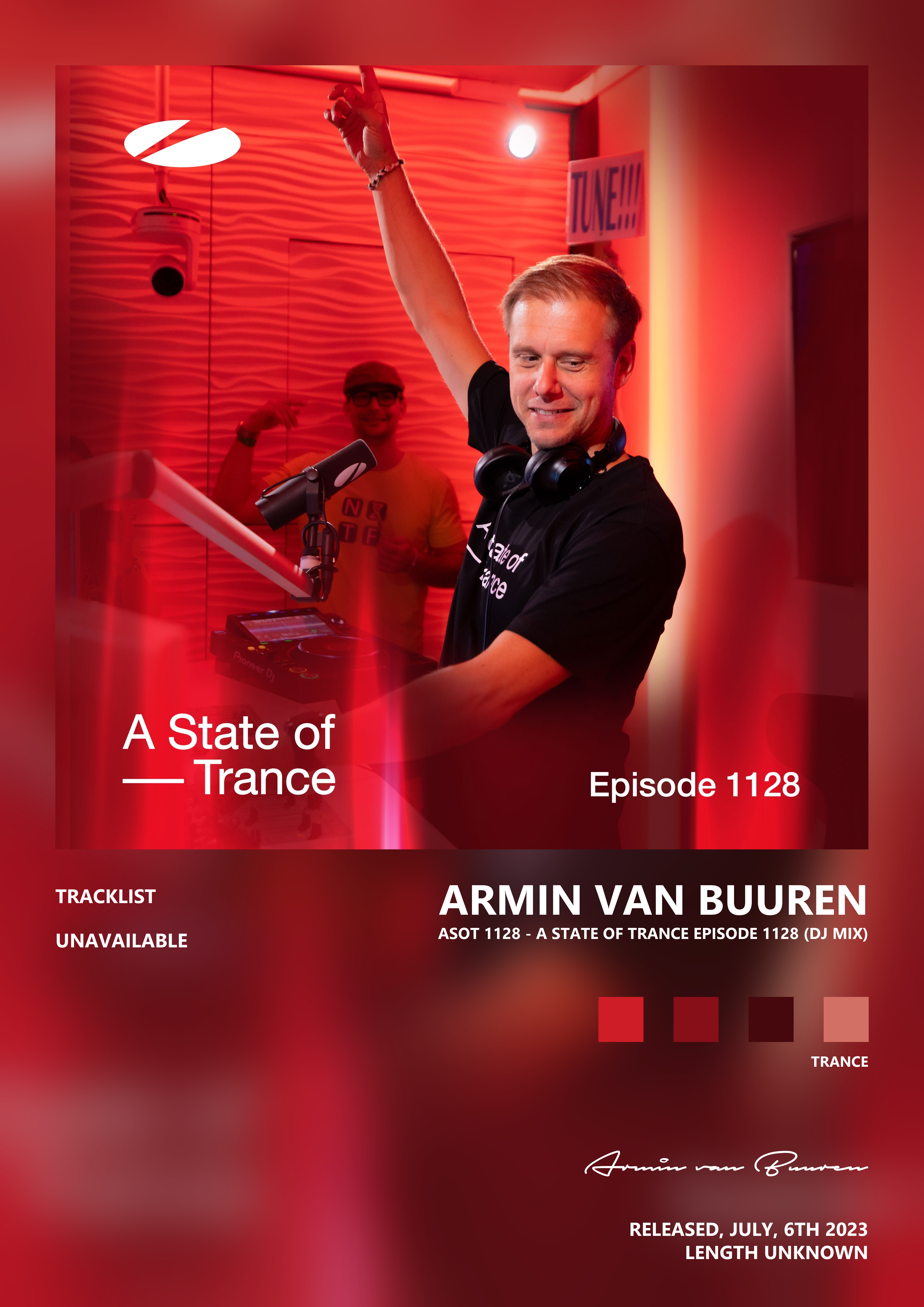 Music poster: Armin van Buuren - Asot 1128 - A State of Trance Episode 1128 DJ Mix