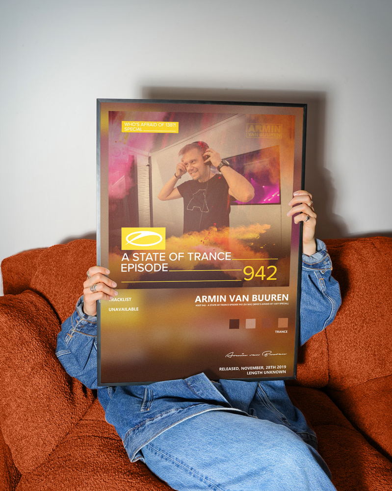 Music poster: Armin van Buuren - Asot 942 - A State of Trance Episode 942 DJ Mix Whos Afraid of 138 Special