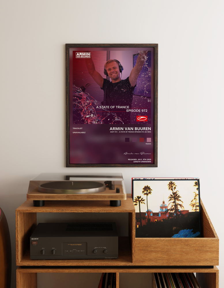 Music poster: Armin van Buuren - Asot 972 - A State of Trance Episode 972 DJ Mix