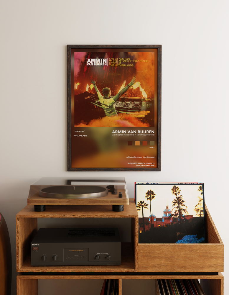 Music poster: Armin van Buuren - Live at ASOT 900 Whos Afraid of 138 Stage Highlights