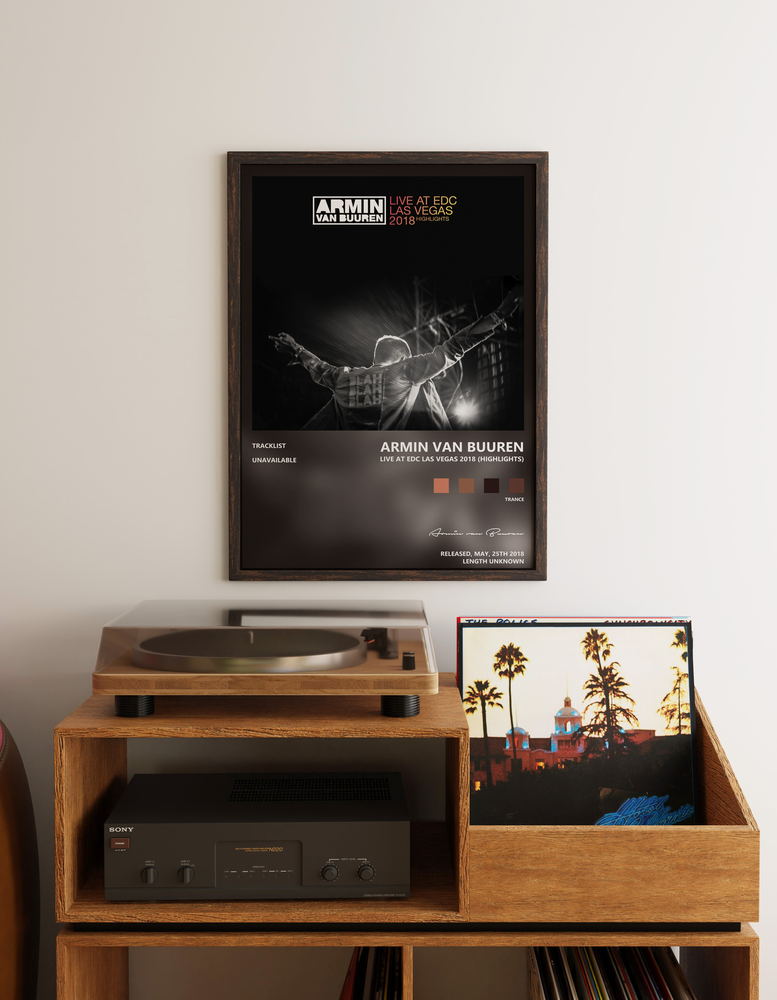 Music poster: Armin van Buuren - Live at EDC Las Vegas 2018 Highlights