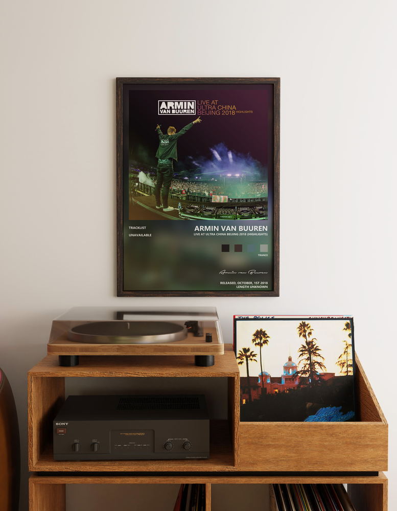 Music poster: Armin van Buuren - Live at Ultra China Beijing 2018 Highlights
