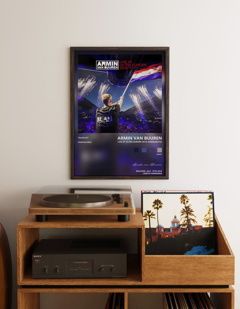 Music poster: Armin van Buuren - Live at Ultra Europe 2018 Highlights