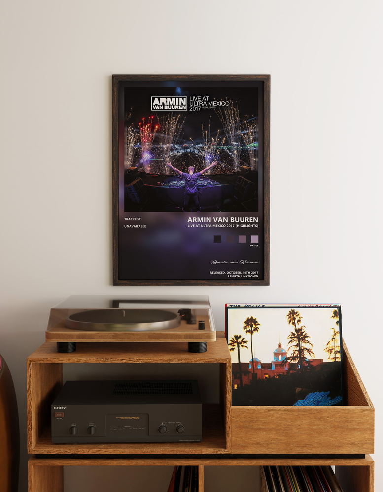 Music poster: Armin van Buuren - Live at Ultra Mexico 2017 Highlights