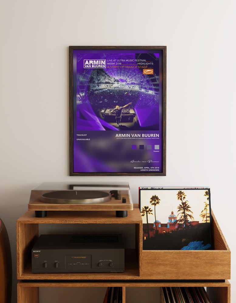 Music poster: Armin van Buuren - Live at Ultra Music Festival Miami 2018 Highlights A State of Trance Stage