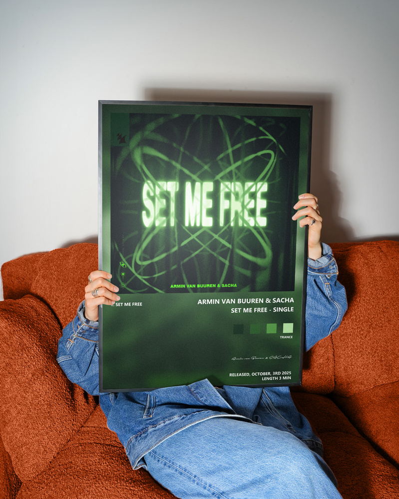 Music poster: Armin van Buuren SACHA - Set Me Free - Single