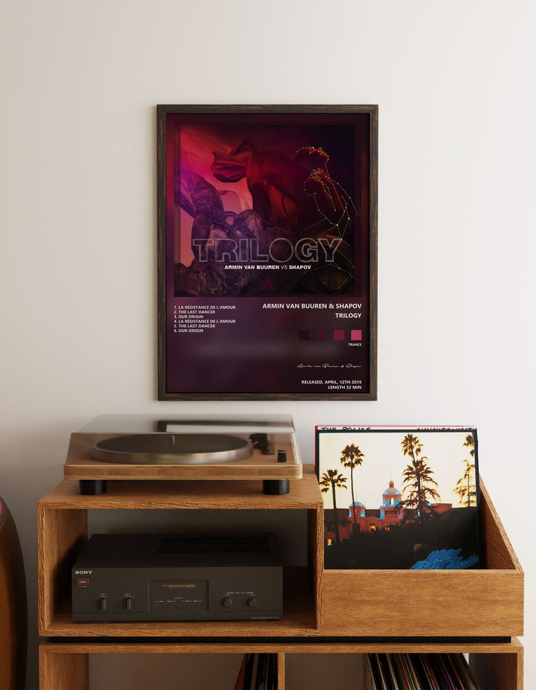 Music poster: Armin van Buuren Shapov - Trilogy