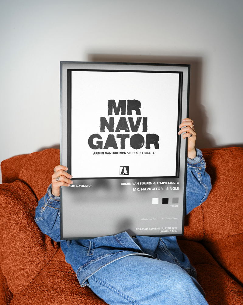 Music poster: Armin van Buuren Tempo Giusto - Mr Navigator - Single