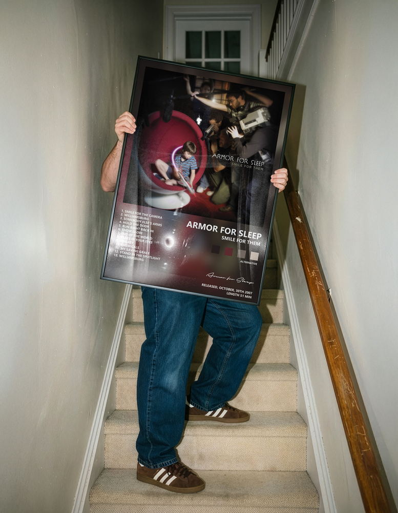 Music poster: Armor for Sleep - Smile for Them
