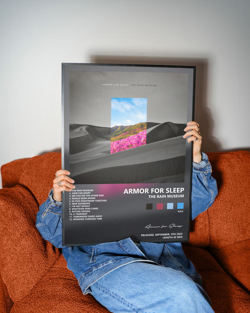 Music poster: Armor for Sleep - The Rain Museum