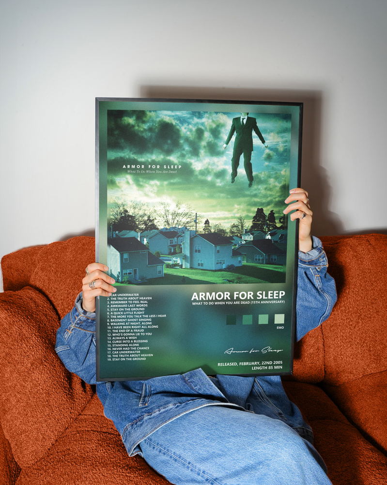 Music poster: Armor for Sleep - What to Do When You Are Dead 15th Anniversary