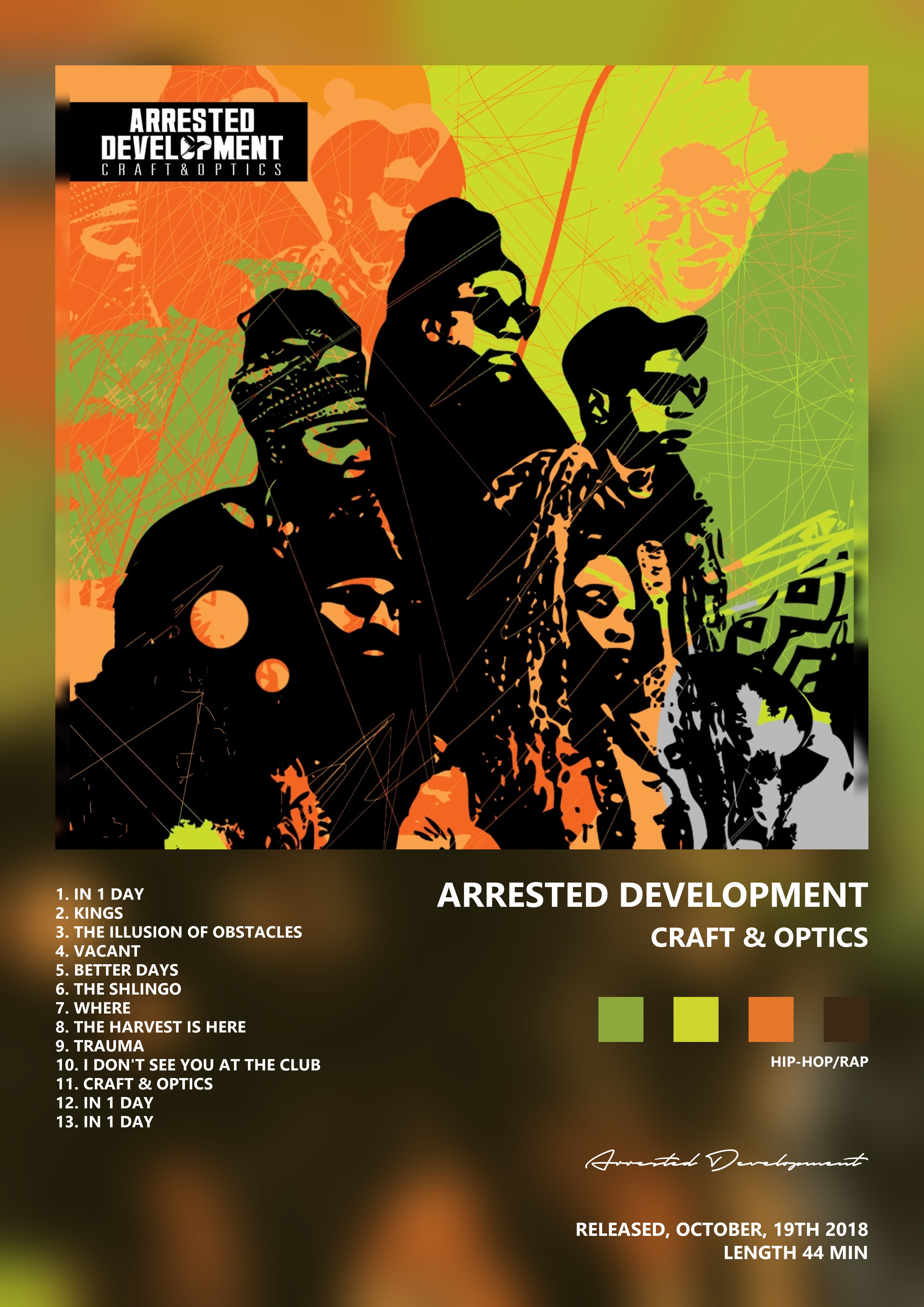 Music poster: Arrested Development - Craft Optics